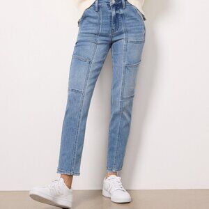 KUT from the Kloth Reese Utility Straight Jeans  NEW with tags.